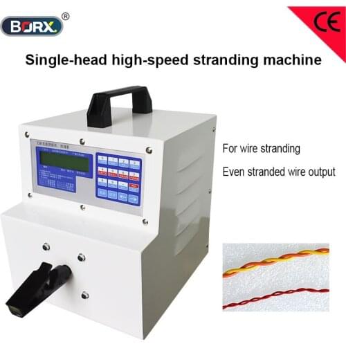 High stand electric wire harness twist machine winding wire stranding device cables twistter automatic thread rolling tool