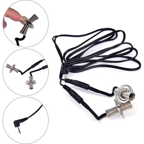 Medical Electro Shock Clitoris Nipple Clamps Sex Products Electric Stimulation Powerful Steel Wire Spiral Breast Clip Sex Toys