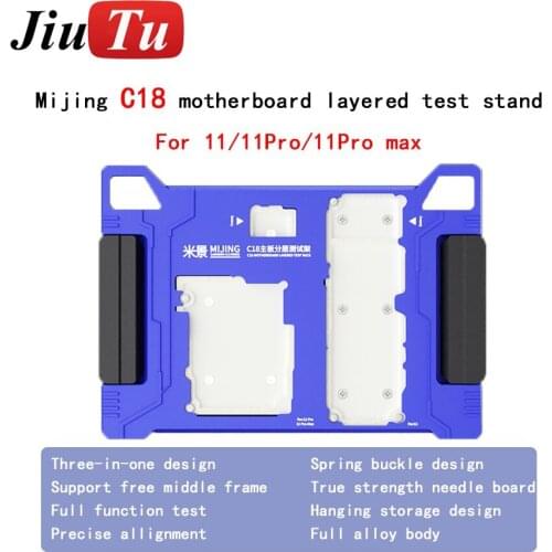 MJ C15 C16 C18 For iPhone 11 11Pro Max Motherboard Layered Tester Main Board Function Test No Need Mid-Tier Installation Box