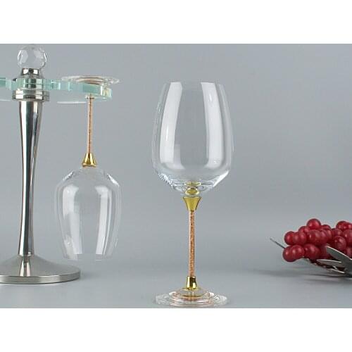 Trendy Household Decoration Christmas Cristal Cups Beautiful Wedding Wine Glasses Creative Crystal Christmas Gift Wine Glass