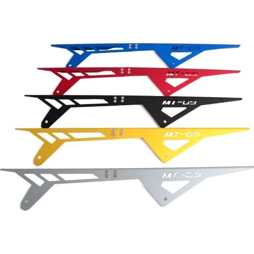 NICECNC Motorcycle Aluminium CNC Chain Protector Guard Cover Decoration For Yamaha MT-09 MT 09 MT09 2013 2014 2015 2016