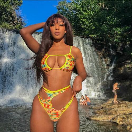 2020 New Women One-Piece Swimsuit Women Sexy Sleveless Push Up Bikini Bathing MonokiniBeachwear Swimwear