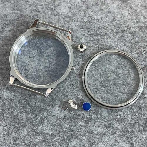 Polishing 42mm Watch Case Exquisite Watch Cover Spare Parts for ETA6497 ST36 Movement