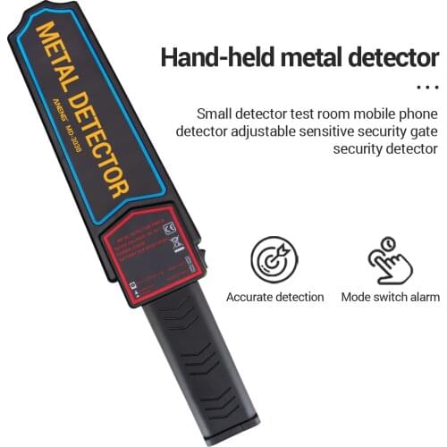 MD-303B Metal Detector Portable Metal Finder Professional Security Detector High Sensitivity Safety Inspection Tool Examination