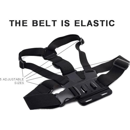 Adjustable Phone Clip Holder Universal Action Camera POV Bracket Chest Harness Fixing Strap Mobile Phone Holder Assessories