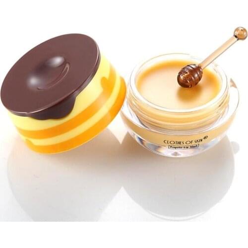 Propolis Moisturizing Lip Mask Lip Blam Dead Skin Removal Nourishing Anti-cracking Lip Mask With Brush Skin lip Care