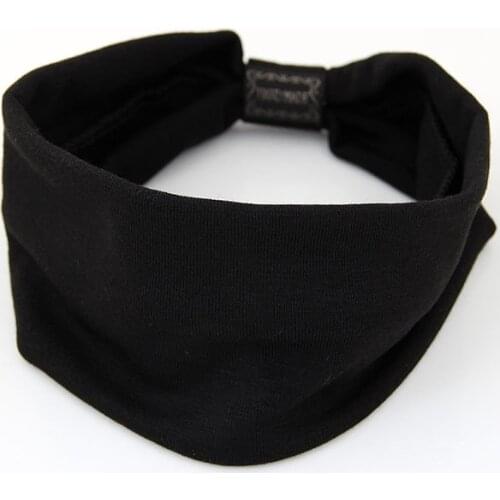 Korean Pop Fashion Star Paragraph Cotton Headband For Women Yoga Wide-Brimmed Elastic Hood Wide Cloth Scarf Jewelry Wholesale
