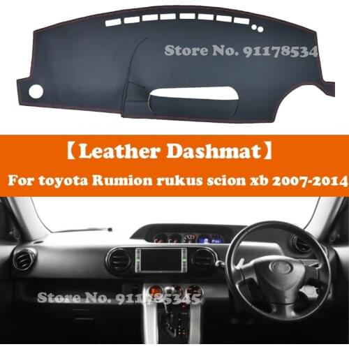 Suede Leather Dashmat Car-Styling Dashboard Cover Pad Sunshade Carpet Accessories For toyota Rumion rukus scion xb 2007-2014