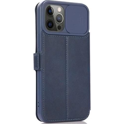 Lens Protection Cover Phone Case For iPhone 11 Pro 12 MINI X Xr Xs Max 7 8 Plus 6 6S SE 2020 Flip Luxury Leather Case