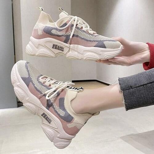 Sneakers Running Shoes for Women Casual Shoes Women 2021 New Female Breathable Chunky Antislip Light Zapatos De Mujer 667