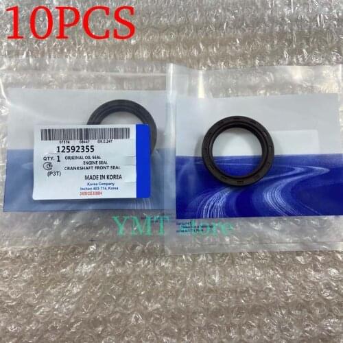10X Crankshaft Front Oil Seal For Chevrolet Cruze Sonic Trax Hideo Epica Aveo Excelle XT GT Opel Astra Zafira 12592355 24447223
