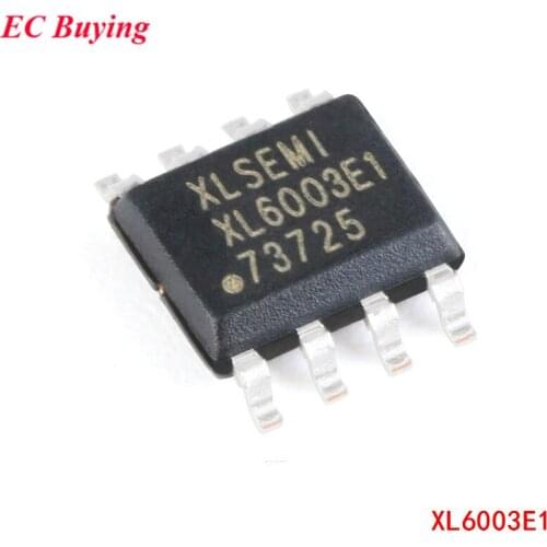 10pcs Original SMD XL6003E1 SOP-8 Step Down DC Power Converter Chip Step-Down Chip 400khz Integrated Circuit