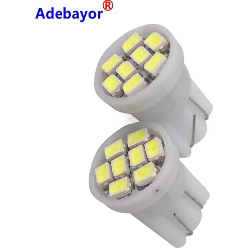 500pcs Adebayor T10 1206 3020 8SMD w5w 194 168 192 Auto Car Wedge 8 LEDs SMD Clearance Light bulb Lamp Styling Wholesales White