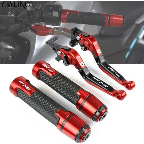 Motorcycle Accessories CNC Aliminum For KYMCO AK550 AK 550 2017 2018 2019 Brake Clutch Levers Handlebar Grips ends