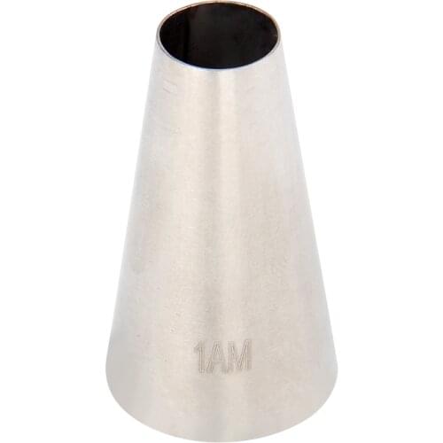 Free Shipping FDA High Quality Stainless Steel 18/8 Cake Decorating Medium Round Icing Nozzle #1AM