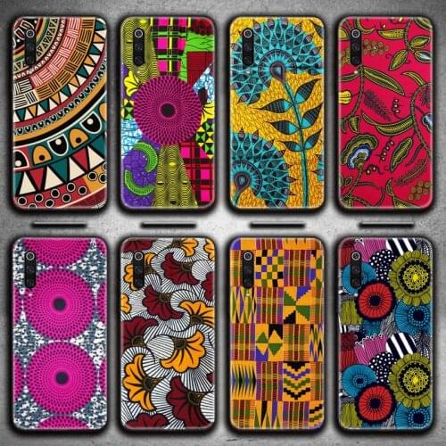 African Style Fabric Print Phone Case for Xiaomi Mi Note 10 Lite Mi 9T Pro xiaomi 10 CC9 9SE