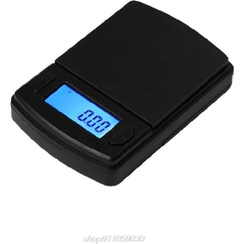 0.1/0.01g Mini Digital Scale High Precision Blue Backlight for Weighing Powder Jewelry Carat J25 21 Dropshipping