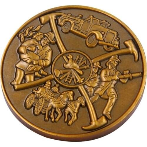 Factory Outlet Custom Antique Brass Coin Low Price 3D Embossed Metal Coin