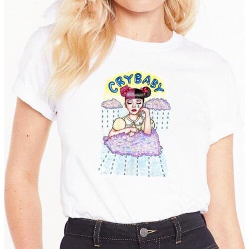 Cry Baby Melanie Martinez Aesthetic Graphic Tshirt 90s Top Tees Female T Shirt Women Cartoon Harajuku T-shirt