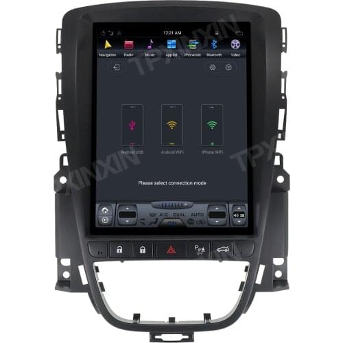 For OPEL Astra J 2010 + Android 9.0 Tesla style car GPS Navigation head Unit No DVD Tape Recorder Multimedia Player auto stereo