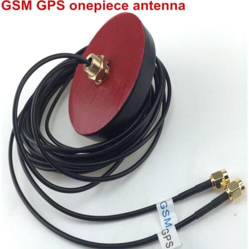 GPS GSM tracker system antenna in onepieces GPS GSM combo antenna 1.5m cable SMA male