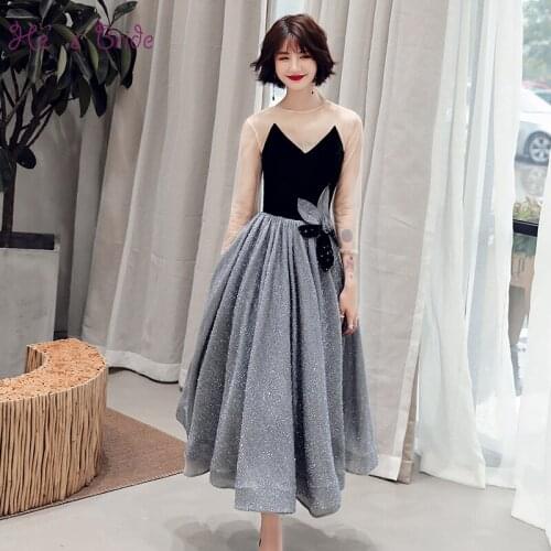 He's Bride Womens Long Sleeve Dresses