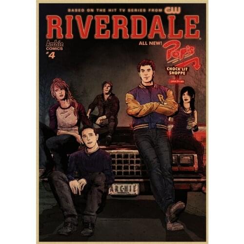 Riverdale TV play Movie Sword Retro Painting Core Picture Cafe Bedroom Sofa Wall Art Home Decor Quality Canvas Poster