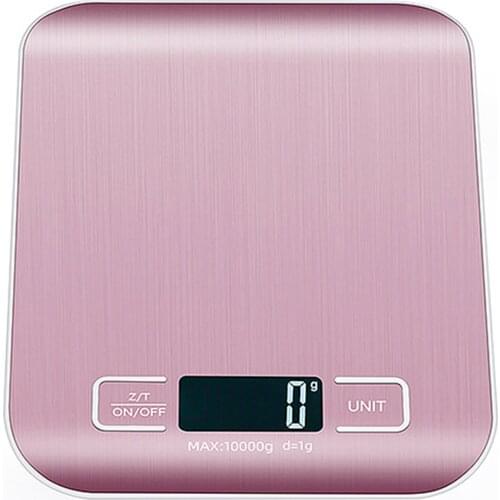 Mini Kitchen Electronic Scale USB Charging Stainless Steel Body LCD Display High Precision Portable Kitchen Tools WWO66