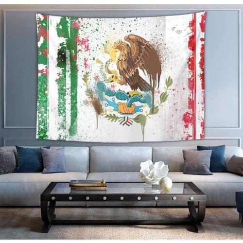 Cool Mexican Flag Uniquen Wall Tapestry