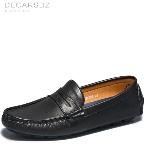 Loafers Shoes Men Fashion Shoes Men 2021 Summer Comfy Slip-on Mens Flats Moccasins Male Footwear Brand Leather Men Casual Shoes