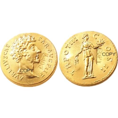 RM(18) Roman Ancient Gold Plated Copy Coins