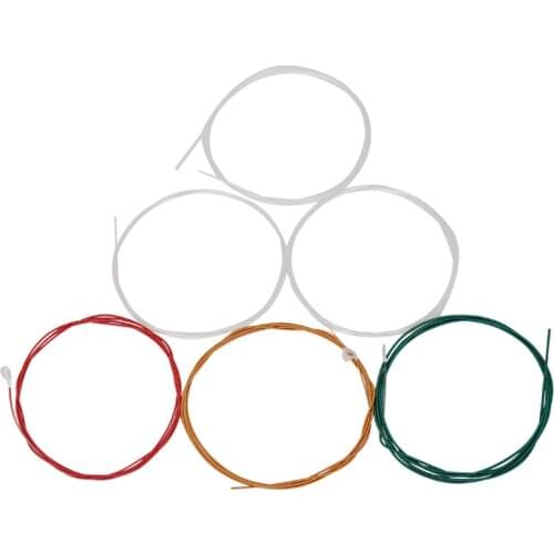 C105 Colorful Rainbow Acoustic Classical Guitar String Set(.028-.043) Nylon Core Colorful Coated Copper Alloy Wound