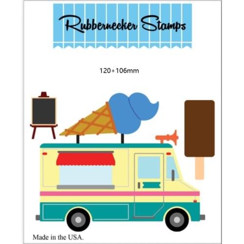 Metal Cutting Dies Ice cream card Scrapbooking Stencil Cut Die For DIY Card Crafts Handmade