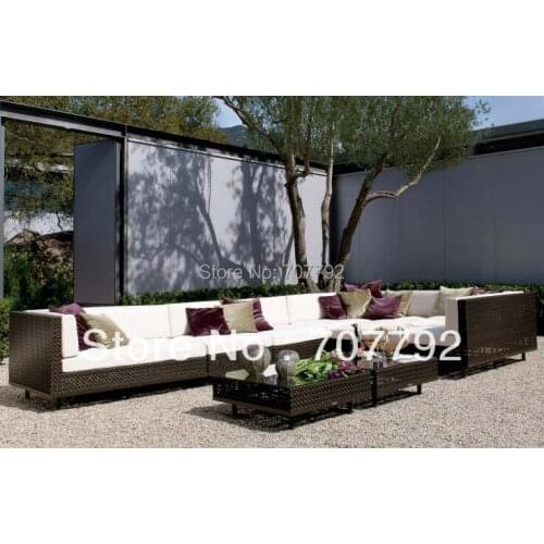 NEW!Outdoor furniture Rattan Sectional sofa set