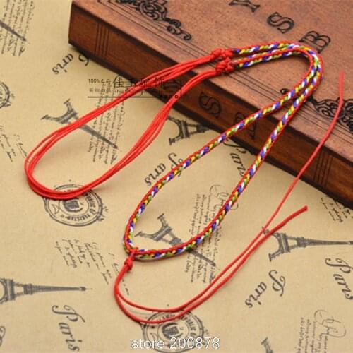 Wholesale 50PCS Colorful Twisted Pendant Chains Threads Straps Necklace Cords