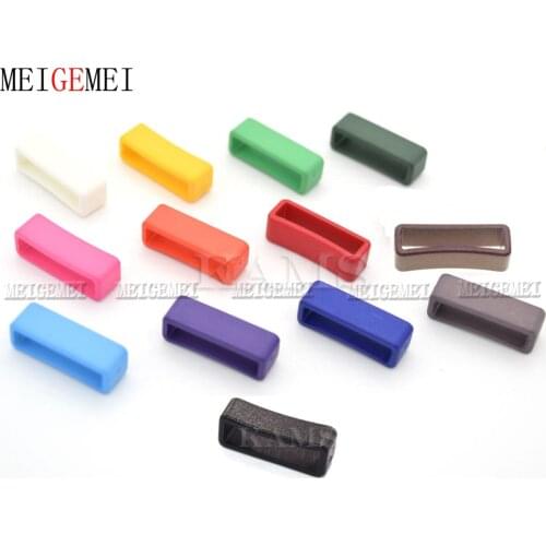 13pcs/pack 3/4"(20mm) Colorful Belt Loop Keeper for Dog Collar Harness Backpack Straps