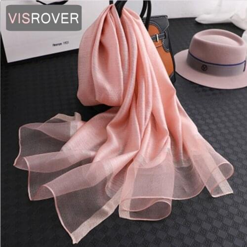 16 Colorways Single Color Silk Scarf Woman Real Silk With Lurex Luxury Scarves For Ladis Spring/Summer Viscose/Large/Beach Shawl