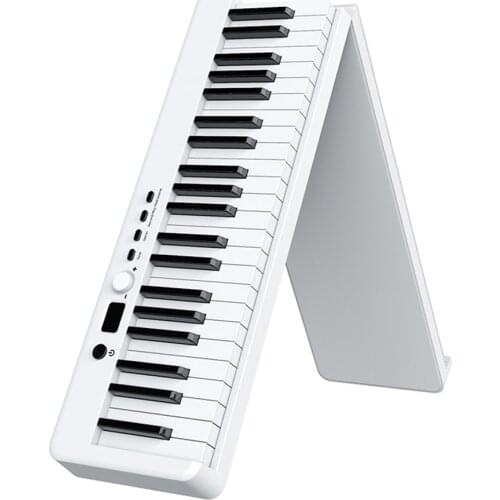 88-Keys Foldable Piano Multifunctional Digital Piano Portable Electronic Keyboard Piano for Piano Student Musical Instrument