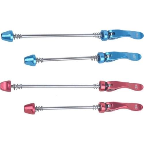 Front Rear Quick Release Skewers Bicycle Wheel Hub Skewers MTB Road Bike Clip Lever Axle Bicycle Wheels Lock