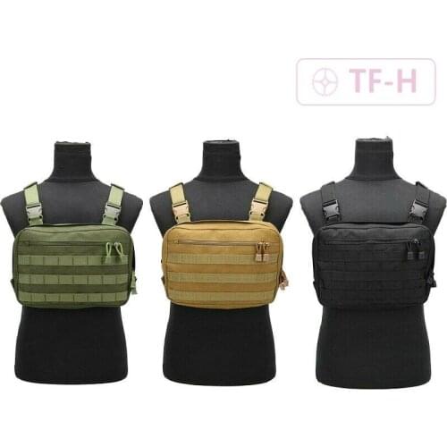 Tactical Chest Bag Shoulder Waistcoat Backpack Outdoor Multifunctional Waterproof Storage Tool Gun Running Mobile Phone Pocket