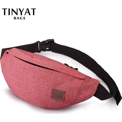 TINYAT Men's Waist Bags