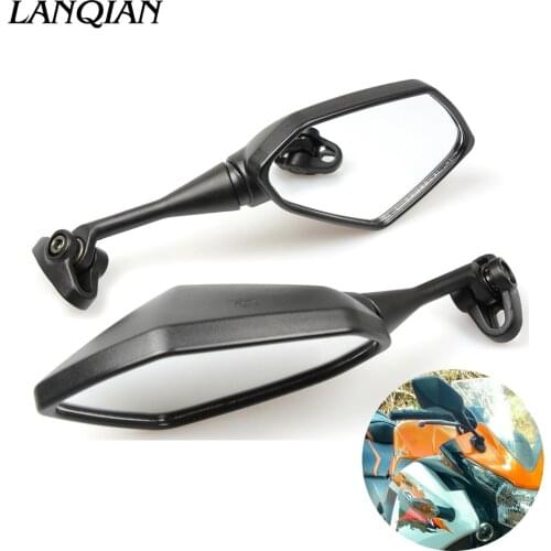 Universal Sportbike Side Mirror Motorcycle Mirror For YAMAHA R1 2004 2005 2006 KAWASAKI Z1000 Z800 Z750