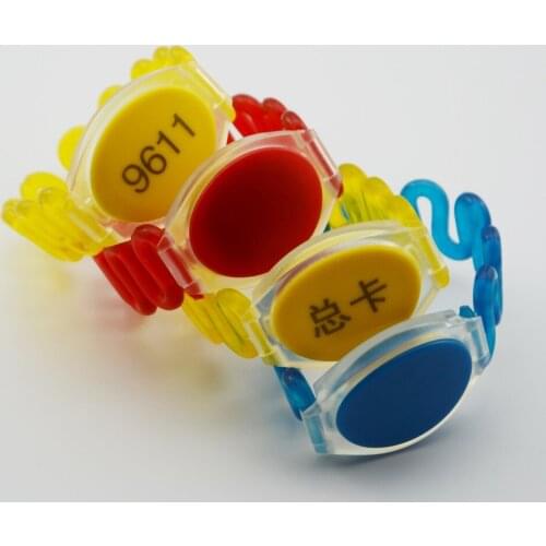 Waterproof 125khz TK4100 Rfid Silicone Sauna Wristband