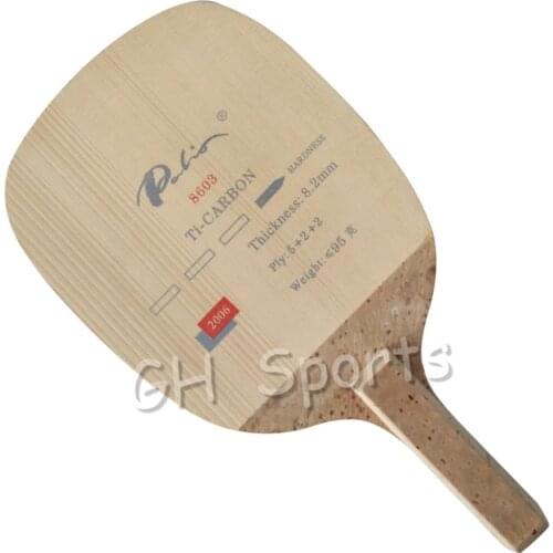 Palio Carbon + Titanium JS Japanese Penhold Racket Table Tennis Blade Ping Pong Bat Tenis De Mesa Paddle
