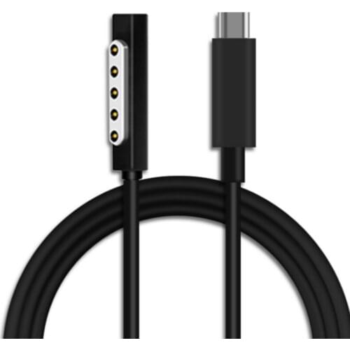 USB Type C 3A power charging cable 65W USB Type C male to PD female electrical adapter for Microsoft Surface Pro 1/2 tablet