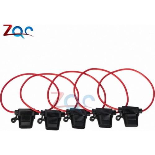 1 Piece 12V 30A Fuses Car Bike ToolIn Line Standard Car Blade Fuse Holder Splash Proof Fuse Box