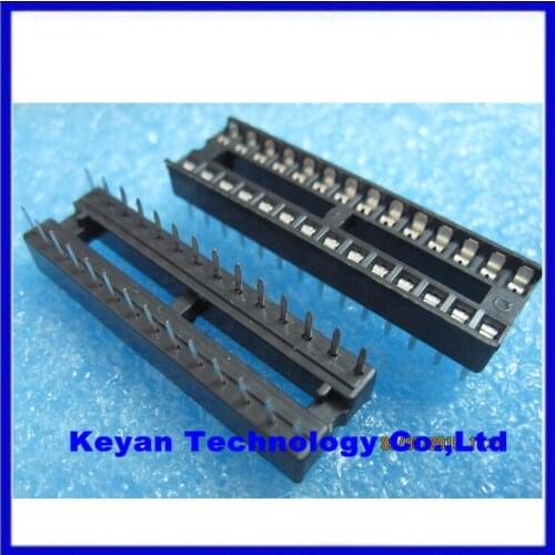 20pcs 28 Pin DIP SIP IC Sockets Adaptor Solder Type Narrow