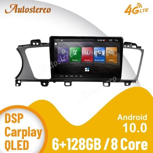 For KIA K7 Cadenza 2013-2017 Android 10.0 6+128G Original Style Car GPS Navigation Multimedia Player Headunit Autoradio Stereo
