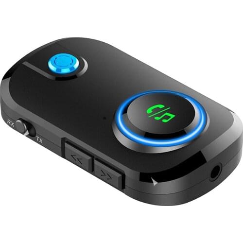 2 IN 1 Wireless 5.0 Transmitter Receiver Audio 3.5mm Aux Adapter Player Chargable For Hifi Music Audio Adapter Accessories