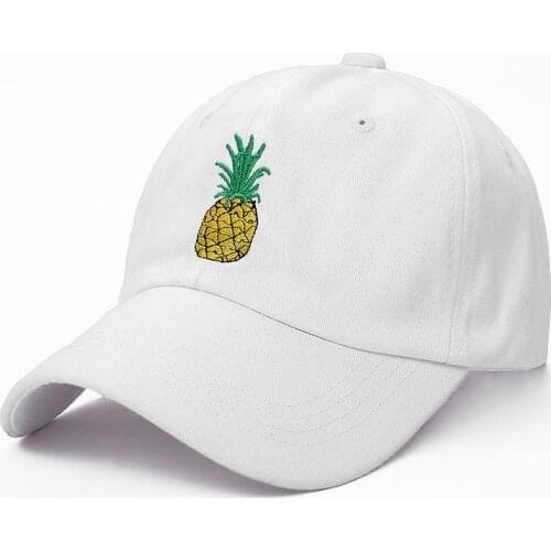 Baseball Cap Women Men Pineapple Embroidery dad hat Trucker Fashion Unisex Snapback hip hop cap Summer Hats Streetwear casquette